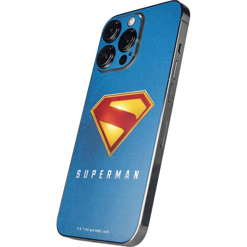 Superman 2025 Classic Superman Shield Emblem iPhone 16 Pro Skin